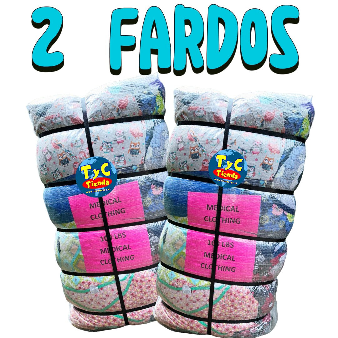2 Fardos X250.000 45kg ropa clinica hospital