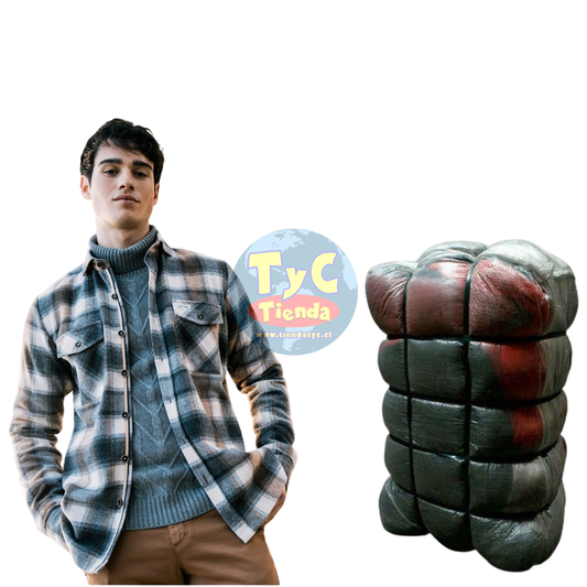 Fardo 45kg Camisa leñadora franela Hombre Premium