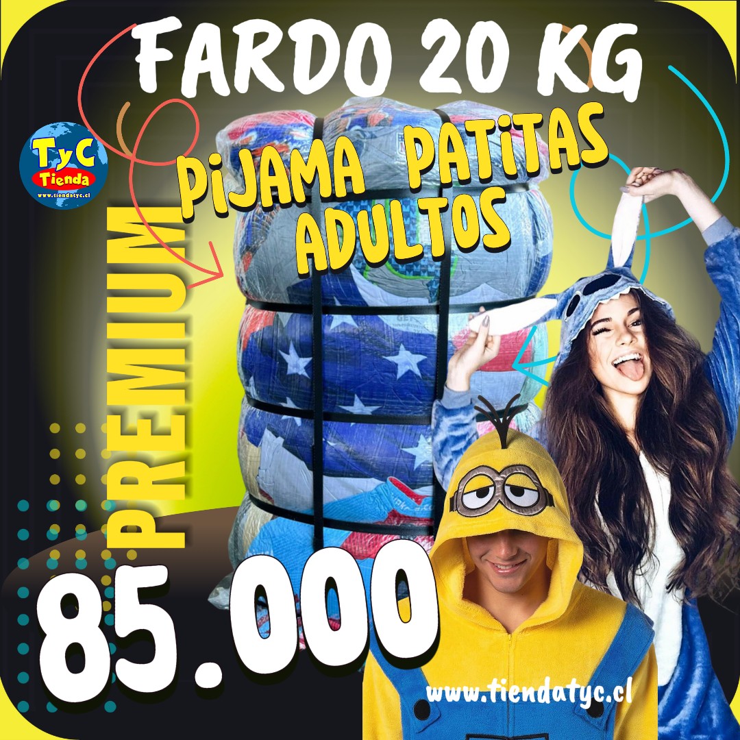 OFERTA Fardo Pijamas patitas Adultos 20KG – Tienda tyc