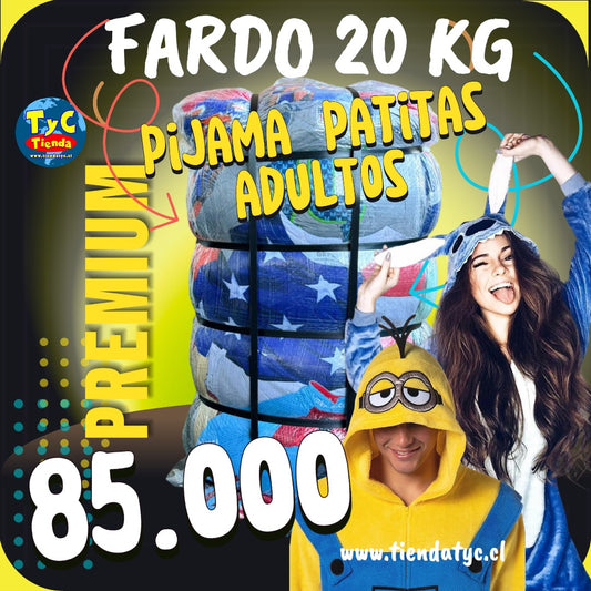 OFERTA Fardo Pijamas patitas Adultos 20KG