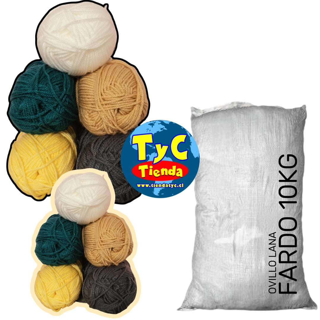 Fardo Ovillos Lana premium 10KG