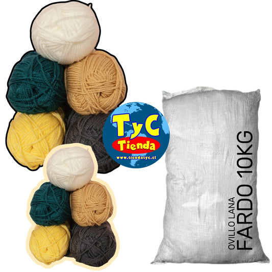 Fardo Ovillos Lana premium 10KG